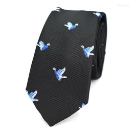 Papillon 6 centimetri Pianta Animale Serie di Cartoni Animati Cravatta 2023 Personalità Casual Versione Coreana Britannica Jacquard Cravatta Accessori da Uomo Regalo