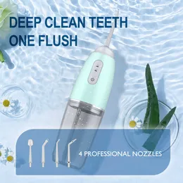 Bärbar vatten tandläkar hushållstandbricka oral kavitet rengöring avlägsnande av kalkyl tandrensare elektrisk tand spolning 230202