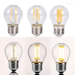 مصباح الأضواء 2W/4W/6W E27 COB CODLE/FLAME TIP G45 FILAMBER LAMP
