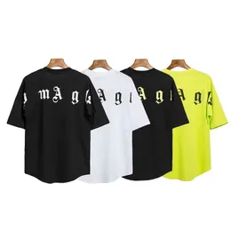 Mens T-Shirts Chao brand Angel letter direct spray Casual Chest Letter Shirt Luxurys Clothing Street ventilate Shorts Sleeve Clothes palms Tshirts spring and summer