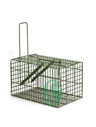 Strong Metal Trap Cage Pest Control 33cm 13in Catching Rat Auto Close Door Cath Rodent Mouse Indoor Outdoor Thick Steel Wire for L1200252