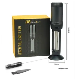 Grui new cross-border electric cigarette grinder horn tube tobacco metal cigarette machine filling automatic grinding filling