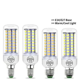 New 5730 SMD LED Lamp Bulb E14 E27 Light Bulbs 24 30 42 64 80 89 108 136 165leds Ampoule Bombillas Lighting For Home