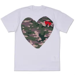 Mens T Shirt Designer T Shirts Love Red Heart CDG Casual Women Quanlity Lovers Shirts Brodery Short Sleeve Tee Leisure Streetwear Tide Fashion Sweat Shirts