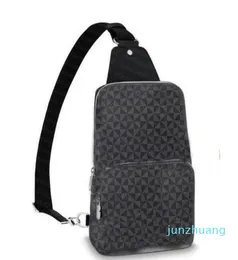En kaliteli Avenue Sling Bag Mens PU deri omuz çantaları için lüks tasarımcı çapraz 33 çanta cüzdanı erkek tasarımcı çanta göğüs çantası evrak çantaları