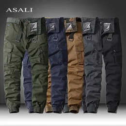 Men s Pants Military Trousers Casual Cotton Solid Color Cargo Men Outdoor Trekking Traveling Multi Pockets Work 230221