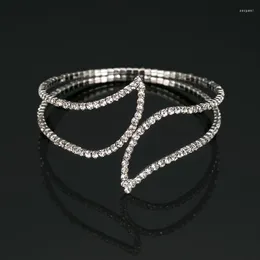 Braggley Lady Women Bracciale Silver Colore Elegante Gioiello Crystal Rhinestone Respinitura Special Design Arrivo #B056