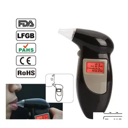 알코올 중독 테스트 차량 경찰 핸드 헬드 알코올 테스터 디지털 호흡 음주 측정기 분석기 LCD 탐지기 백 리하 드롭 배달 모바일 DHMAK