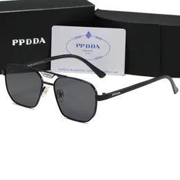 Óculos de sol de designer de moda óculos de sol clássicos óculos de sol de praia ao ar livre para homem e mulher 7 cores assinatura triangular opcional SY 58 ppdda com caixa PPDDA