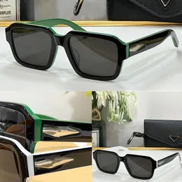 Eyewear Collection occhiali da sole PR 23 rombo in metallo Logo design emple Vintage Designers Luxury shades MEN Sagoma rettangolare in acetato Frame party Occhiali da sole