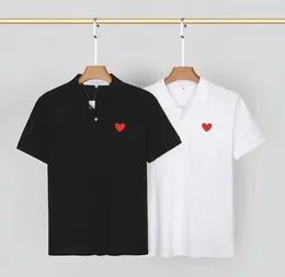 Polo da uomo di design da uomo Polo estiva da uomo con ricamo a cuore T-shirt con risvolto Top Abbigliamento di moda M-2XL