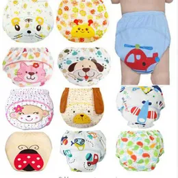 10pcs Wholesale New Born Reusable Nappies Cloth Diaper Washable Infants Children Baby Cotton Training Pants Panties Nappy Changing