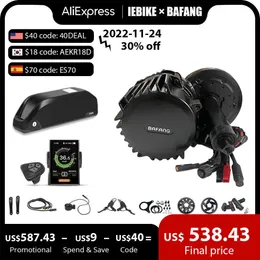 Bafang BBSHD 1000W 52V 48V Orta Tahrik Elektrikli Bisiklet Motor Kiti 8fun BBS03 13AH 16AH 20AH Lityum İyon Elektrikli Bisiklet Pil