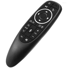 Remote Controlers Full-G10S Pro Air Mouse Voice Control Gyroscope IR Leren met MIC voor X96 H96 HK1 X3 Max Android TV Box