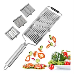 Kitchen Fruit & Vegetable Tools Multi-Purpose Stainless Steel Manual Vegetable Potato Cutter Potato Carrot Vegetable Grater