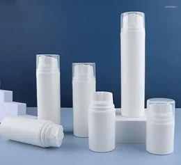 Butelki do przechowywania 120pcs 120 ml bez powietrza pompy próżniowe opakowanie kosmetyczne Pusta plastikowa butelka z balsamą