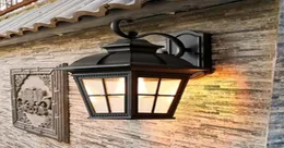 Lampy ścienne na zewnątrz Hawboirr LED w stylu europejskim prosty wodoodporna willa wodoodporna tradycyjna lampa korytarza retro salon Hal 4446526