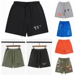 Zuma Sweat Shorts French Logo Gym Galleryse De pts Mens Casual Sports Shorts Pants Designer Colorful Ink-jet Painted Hand-painted French Classic Printed Mesh Sports