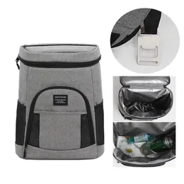 Thermal Cooler Insulated Picnic Bag Functional Pattern For Work Climbing Travel Backpack Lunch Box Bolsa Termica Loncheras239t