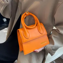 أكياس الكتف الكلاسيكية Pu Leather Leady Bag Bag for Women Luxury Handbag Designer Mini Small Crossbody Square