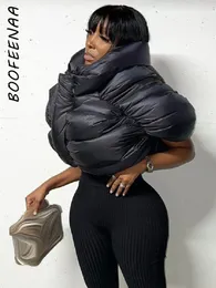 女性用トレンチコート女性用ブーフィーナパフジャケット