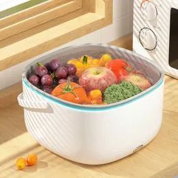 Другое кухонное обеденное бар Ультразвуковое фруктовое овощное стиральная машина портативная 360 градусов очистка для инструмента 230222