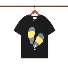 Camiseta impresión de verano diseñador para hombres camiseta de moda zapatilla de manga estampada de manga corta camiseta para mujer luxury ropa casual tops ropa ropa