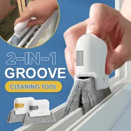 Pencere Groove Fırça Temizlik Bez yuvası Elde tutulan kapı boşluğu klavye mutfak zemin boşluğu ev temizleme araçları