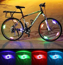 자전거 조명 1pc 자전거 휠 스포크 LED 조명 방수 수퍼 브라이트 램프 산악 도로 자전거 액세서리 16699839