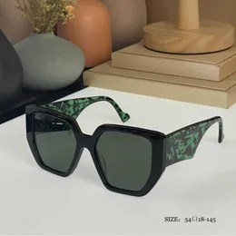 Sunglasses Square irregular large frame Women Men Universal Sunglasses 0956S Fashion Acetate glasses INS style green white black Anti UV G221215