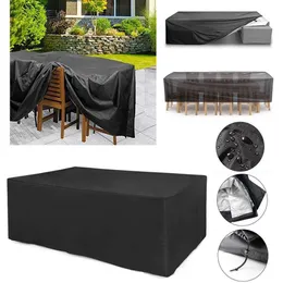 Dust Cover Real Outdoor 100 Polyester Black Modern All Purpose s Tarp Garden Furniture 230221