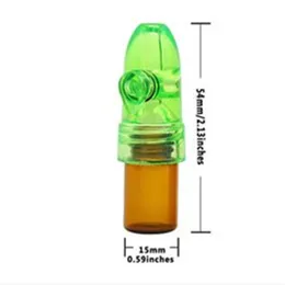 The height of 53MM plastic pipe plastic Snuff Bullet snuff bottle