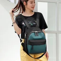 School Bags Women Backpack Green Femal Multifunction Backpacks Light 2023 Ladies Backbag Small Simple For Daily Shopping Dating