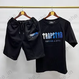 Mens Fashion Short Tracksuits Casual Shorts T Shirts Tracksuit Trapstar Womens Towel Embroidery Sweatsuits Men's Stylish Sets Hip Hop Street Style