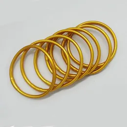 Bangle disponível All Weather Gold Buda Buda Bracelets para Mulheres Meninas Moda Silicone Jóia Acessório