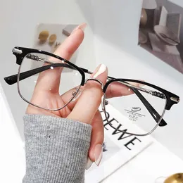 Ch Cross Sunglasses Frames Designer Luxury Heart Men Eyeglass Men's Black Square Fashion Glasses Light Chromes Women Brand Rf1e