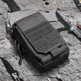 Bolsas ao ar livre Tactical molle bolsa celular celular cintura edc ferramenta acessórios