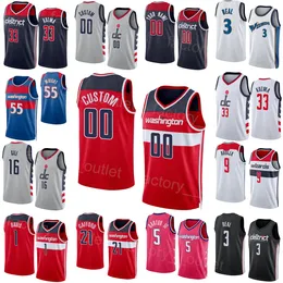 Print Men Kids Basketball Johnny Davis Jersey 1 Will Barton 5 Taj Gibson 67 Goodwin 7 Delon Wright 55 Anthony Gill 16 Kendrick Nunn 20 Quenton Jackson 29 Kyle Kuzma 33