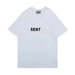 Camiseta masculina de ver￣o Designer feminino de camiseta solta Camiseta moda moda top masculino de peito casual camisa alfabeta de luxo de luta de luta de manga por atacado