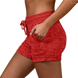 Women's Shorts Summer Pocket Ladies 2023 Casual Streetwear Oversized Drawstring Running Sports Short Women Candy Color Scanties Feminino