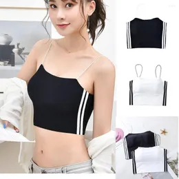 Camisoles & Tanks Beauty Back Ice Silk Bras Seamless Cloth Accessories Cropped Brassieres Sexy Lingerie Vest Sports Bra