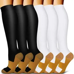 5 adet çorap çorap sxxl elastik sıkıştırma çorapları erkek kadın tüp hemşire ödem hamile uçuş seyahat varisli damarlar yürüyüş koşu maraton çorapları z0221