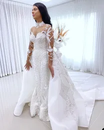 タグ付 Arobe Pearl Mermaid Flare Dress/Lace Alizia: Sleeveless Plunging V-Neck Lace Mermaid Wedding