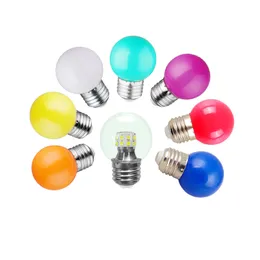 Światła LED żarówki G45 1W 2W 3W 5W 7W 9W Dimmable Bulb E26 E27 220V 110V Glass Shell Vintage Lampa Crestech168