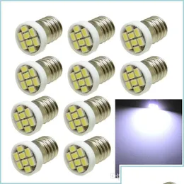 Car BBs 10pcs E10 EY10 3020SMD 8 LED White Light