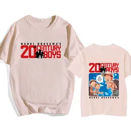 Men's T-Shirts 20th Century Boys Fashion Anime T-shirts Personal Manga Tshirt Cute Cartoon 100% Cotton Men/women Tee-shirt Aesthetic T Shirt 022223H