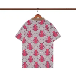 Yaz Tasarımcısı Erkek Tişört Marka Baskı Kısa kollu Giyim Erkek Kadın T-Shirt Polo Gömlek Gevşek Trend Kısa Kollu Erkek Üstleri