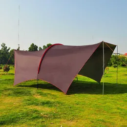 Tält och skydd utomhus regntät och solskydd multifunktionellt tältfamilj som samlar camping grill hobby tält j230223