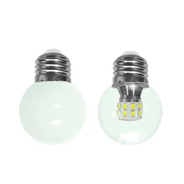 LED電球1W 2W 3W 5W 7W 9W G45調光物質LEDフィラメントランプE26 E27ベースアンティークライトウォームホワイト2700K AC110V-130V CRESTECH168