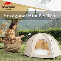 Çadırlar ve Barınaklar NatureHike 4season Pet Çadır 17kg Ultralight Taşınabilir Kedi Köpek Altıgen Mini Pamuk Kumaş Çadır 1door 2window Pet Residence J230223